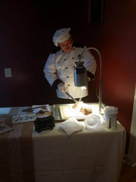 Let Terri's Catering offer your guests a carving station where they can select the meat of their choice and our chef will carve it just for them. 